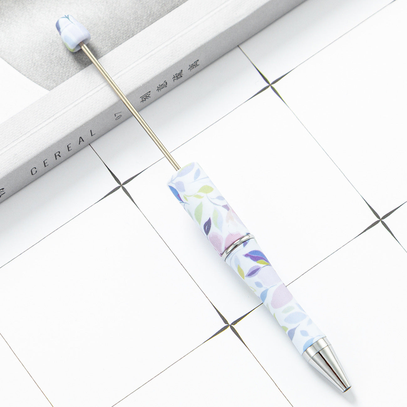 Wholesale Beadable Pens Cow Print Leopard Print Christmas Plastic Pen DIY for Beaded